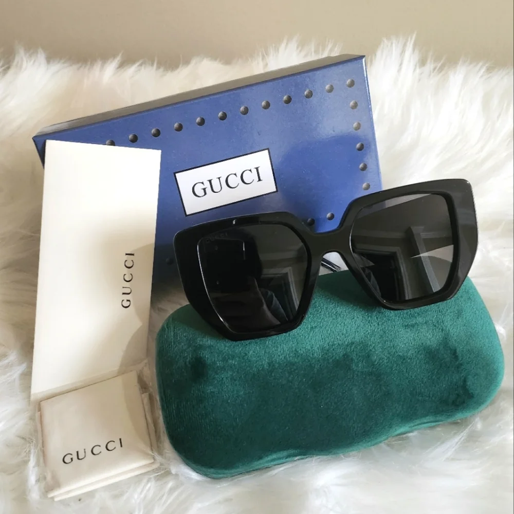 🆕️NEW GUCCI Sunglasses Oversized GG0956s GLASSES Designer Luxury Summer Spring - Picture 2 of 14